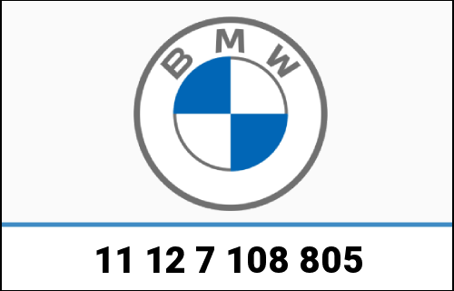 BMW Genuine Option 719 cylinder head cover Shadow, black left | 11127108805 / 11 12 7 108 805 - Webike Thailand